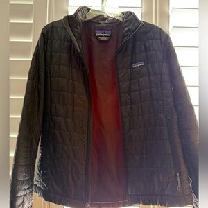 Patagonia Women’s Nano Puff Black Jacket Size Medium